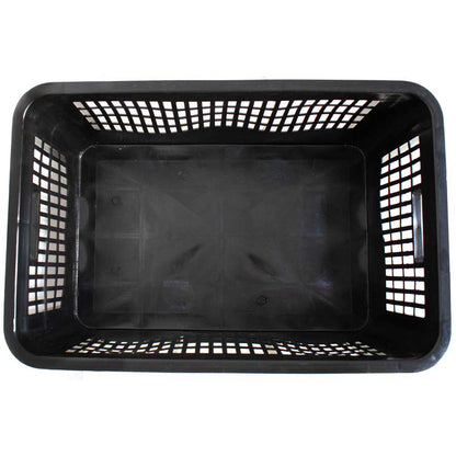 CANASTO NEGRO PLASTICO COSECHERO 50X33X28CM C-1030