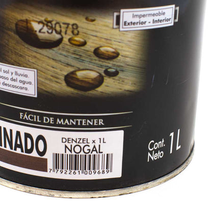 PROTECTOR 1L NOGAL PARA MADERA SATINADO DENZEL