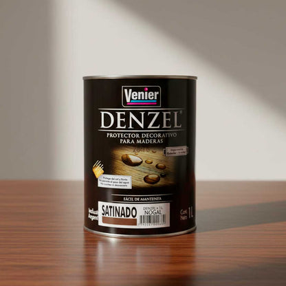 PROTECTOR 1L NOGAL PARA MADERA SATINADO DENZEL