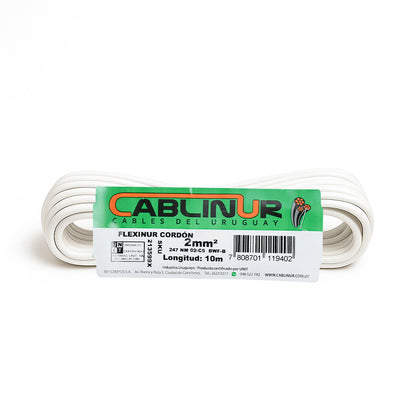 CABLE 1X2MM 10 METROS BLANCO CABLINUR FLC02B10