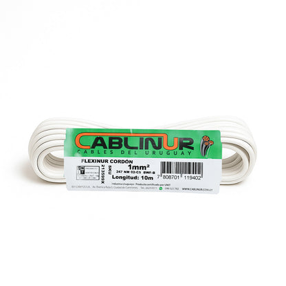 CABLE 1X1MM 10 METROS BLANCO CABLINUR FLCO1B10