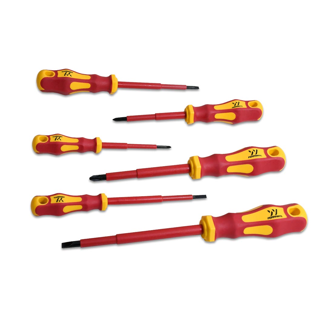DESTORNILLADOR 6PZ P/ELECTRICISTA FERRAWYY DE6SYT