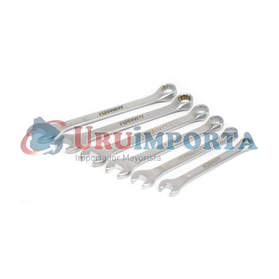 LLAVE COMBINADA 12PZ 6-22MM FERRAWYY YOS912