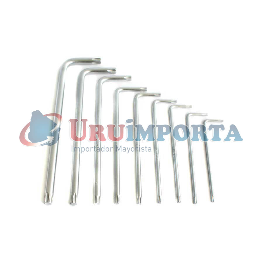 LLAVE TORX 9PZ T10-T50 MAKAWA MK-0353