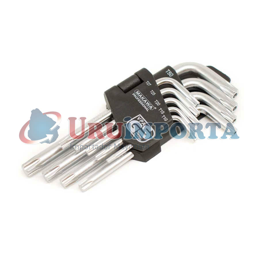 LLAVE TORX 9PZ T10-T50 MAKAWA MK-0352