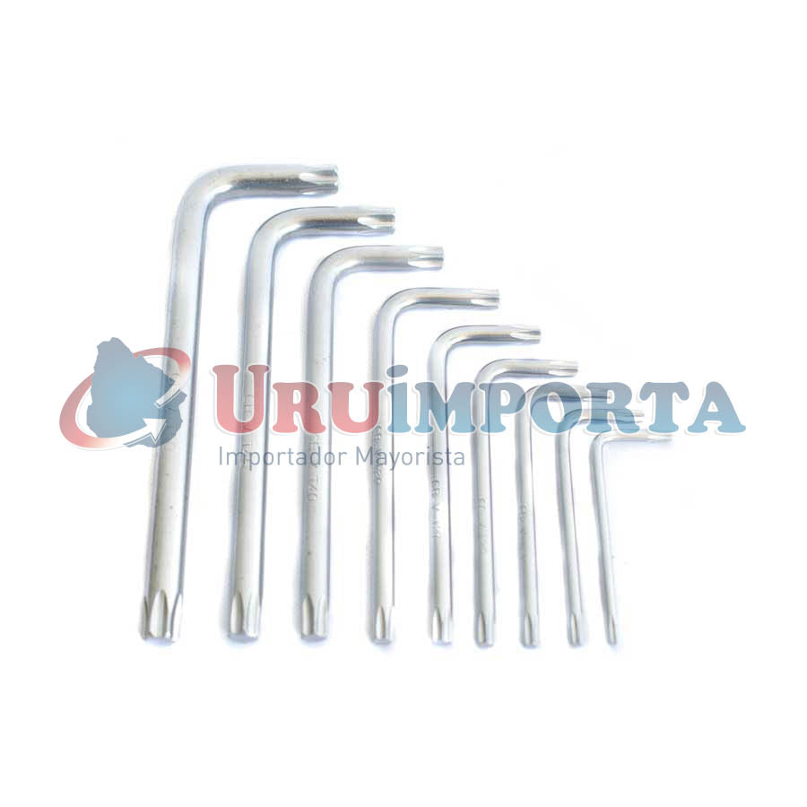 LLAVE TORX 9PZ T10-T50 MAKAWA MK-0351