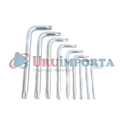 LLAVE TORX 9PZ T10-T50 MAKAWA MK-0351