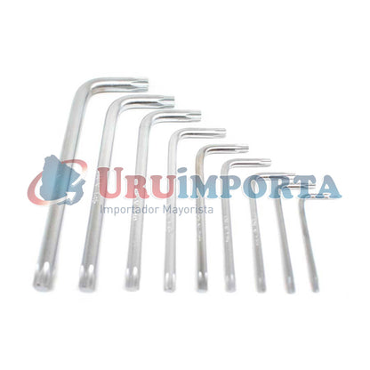 LLAVE TORX 9PZ T10-T50 MAKAWA MK-0352