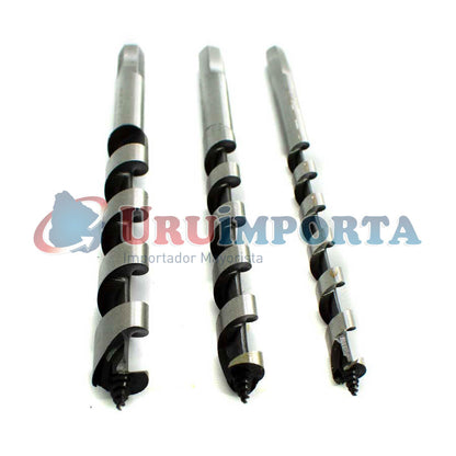 MECHAS 3 PZ PARA MADERA 3/8-1/2-5/8 MAKAWA MK-0662