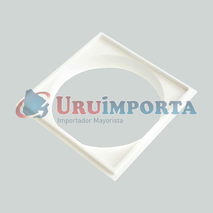 MARCO PARA REJILLA 10X10CM BLANCO GRAP 2502