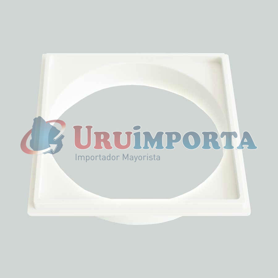 MARCO PARA REJILLA 10X10CM BLANCO GRAP 2502