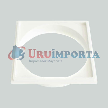 MARCO PARA REJILLA 10X10CM BLANCO GRAP 2502