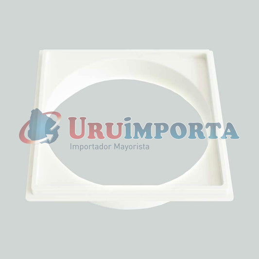 MARCO PARA REJILLA 10X10CM BLANCO GRAP 2502