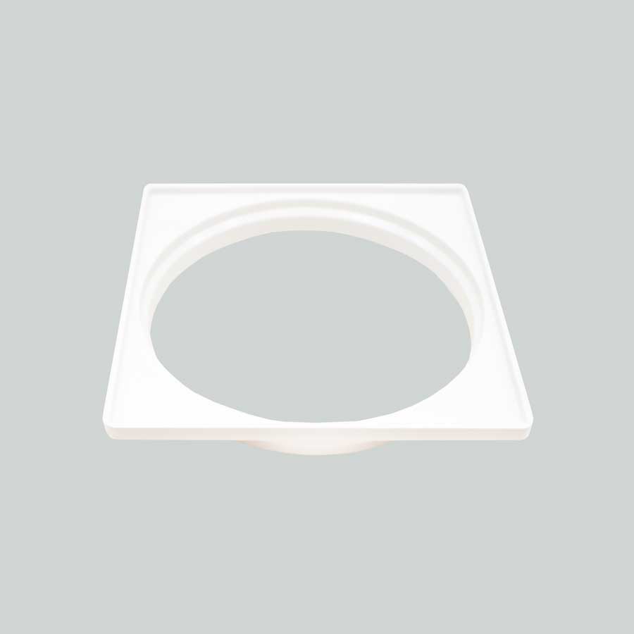 MARCO PARA REJILLA 15X15CM BLANCO GRAP 3502