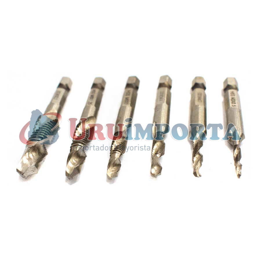 MECHAS Y MACHOS 6PZ METRICOS P/ATORILLADOR LH-3004