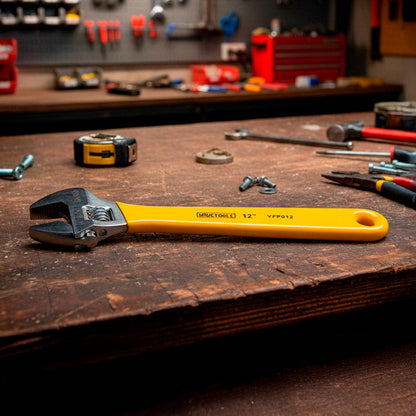LLAVE AJUSTABLE 12″ M/AMARILLO UYUSTOOLS YFP012