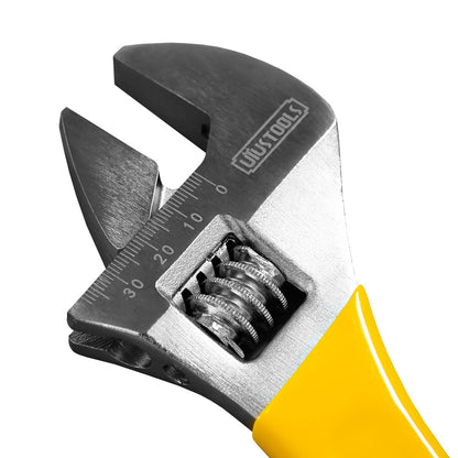 LLAVE AJUSTABLE 12″ M/AMARILLO UYUSTOOLS YFP012