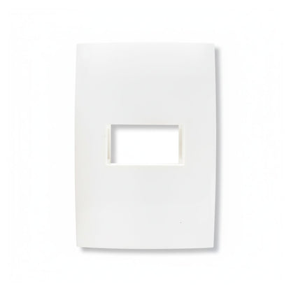 PLAQUETA 1 MOD SIMPLE PRESTA BLANCA 26710145