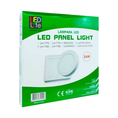 PLAFON 24W REDONDO LUZ FRIA LED LIFE LH-1783