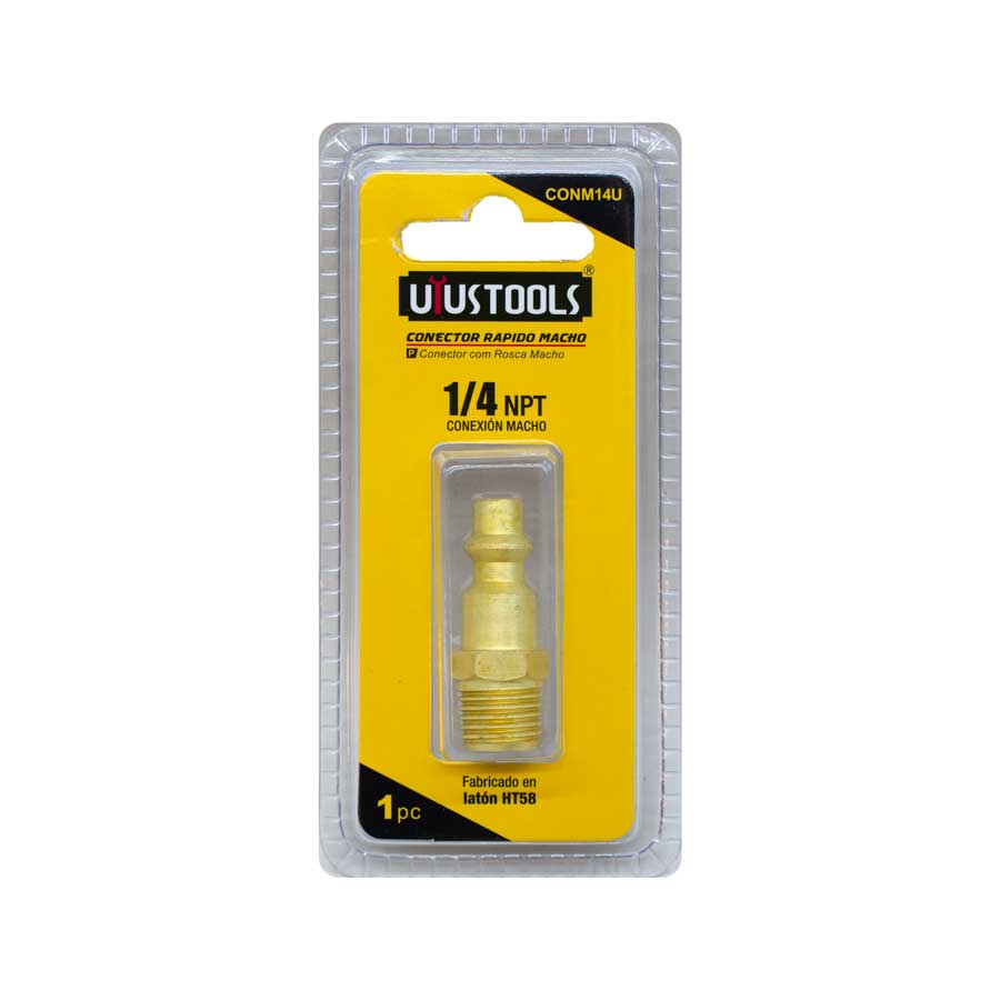 CONECTOR RAPIDO MACHO 1/4¨UYUSTOOLS CONM14U