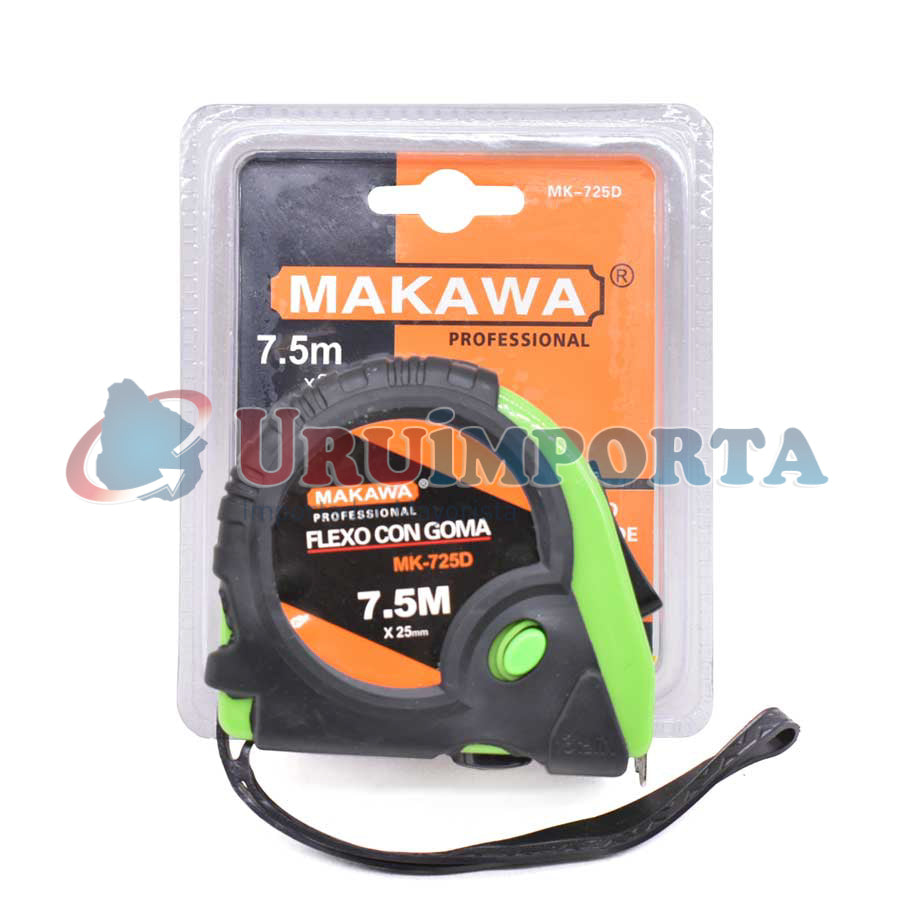 CINTA METRICA 7.5M ANCHO 25MM MAKAWA MK-725D