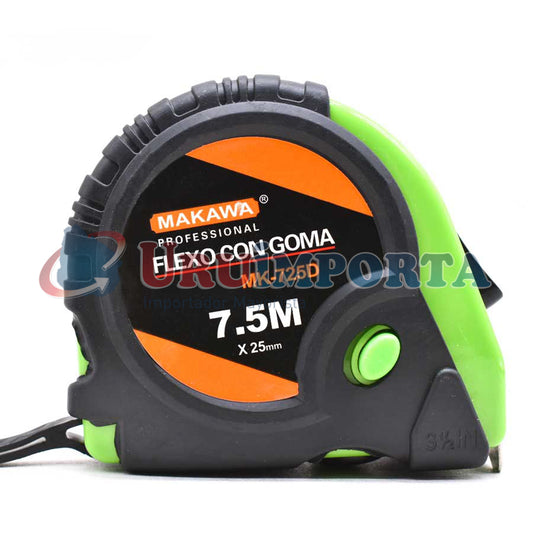 CINTA METRICA 7.5M ANCHO 25MM MAKAWA MK-725D