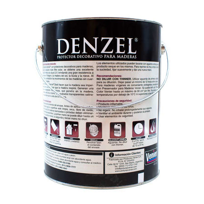 PROTECTOR 4L CAOBA PARA MADERA SATINADO DENZEL