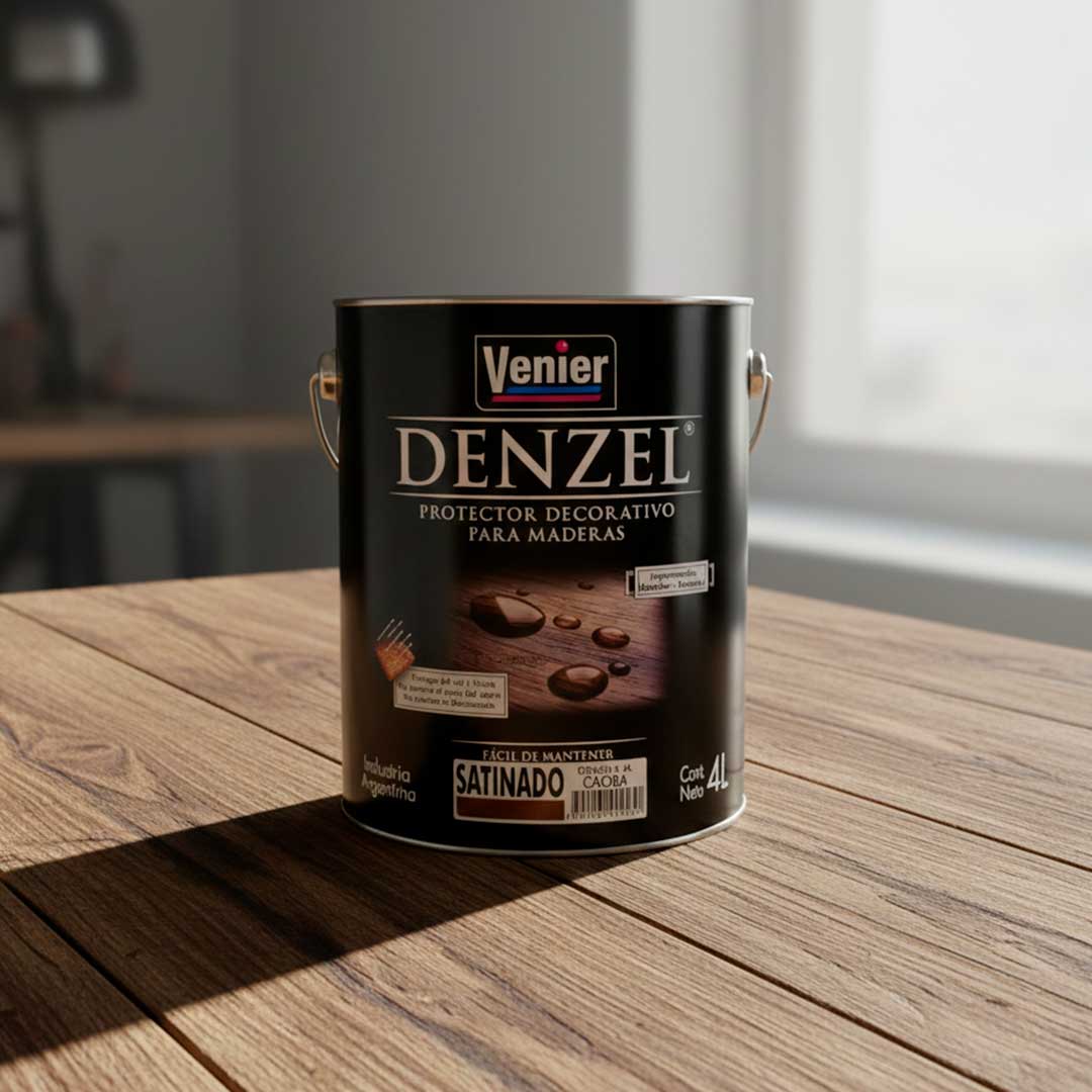 PROTECTOR 4L CAOBA PARA MADERA SATINADO DENZEL