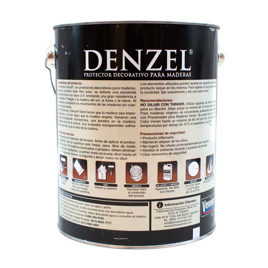PROTECTOR 4L NATURAL PARA MADERA SATINADO DENZEL