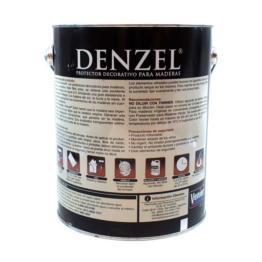 PROTECTOR 4L ROBLE OSCURO P/MADERA SATINADO DENZEL