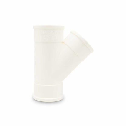 RAMAL 45 GRADOS 50MM BLANCO DE PVC KRONA K-627