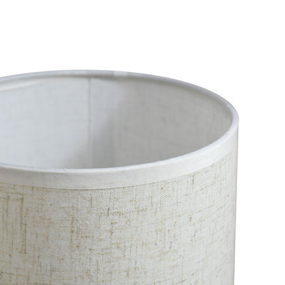 LAMPARA BEIGE DE MESA DECORADA LH-3916