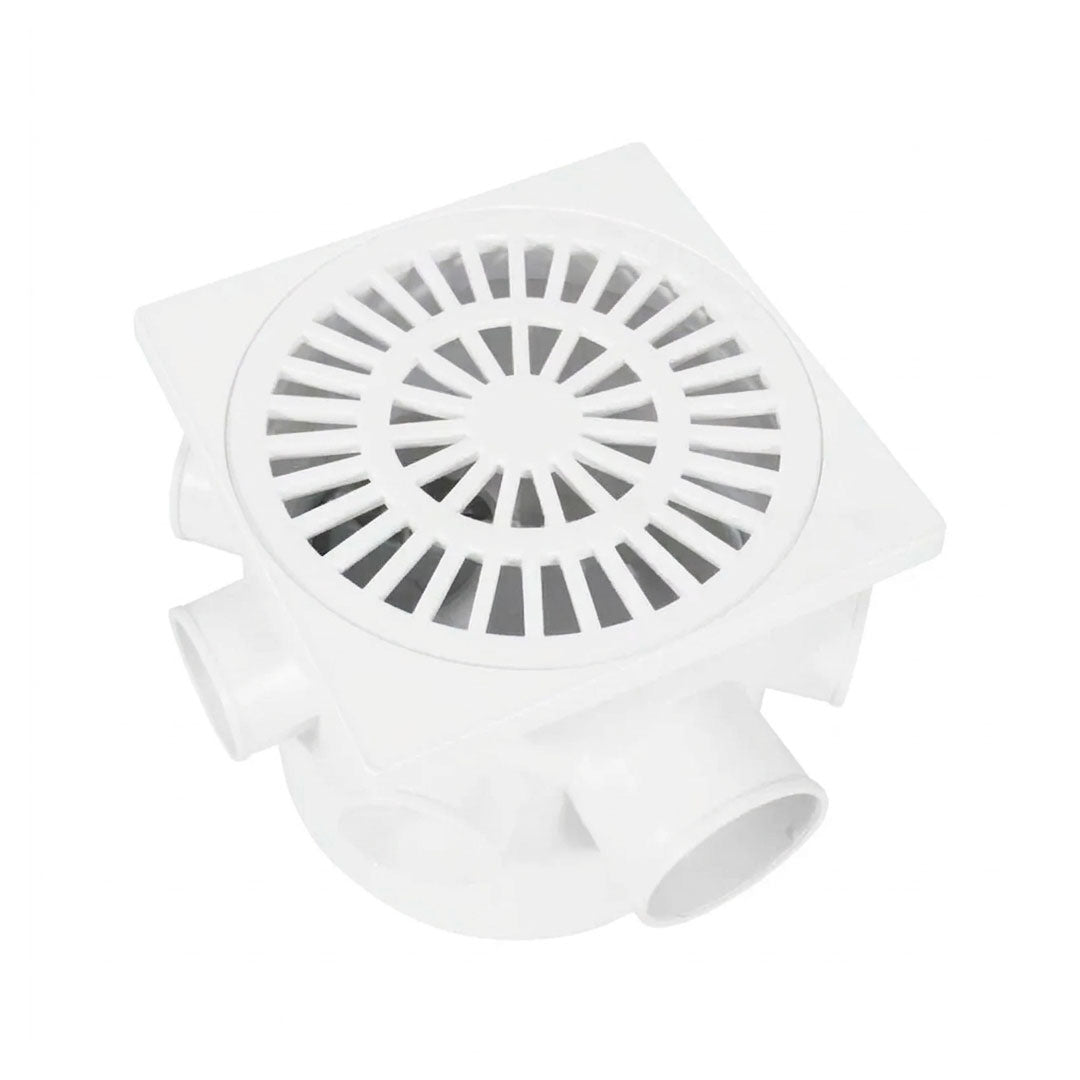 CAJA SIFONADA BLANCA 100X100X40MM LUCONI 2343