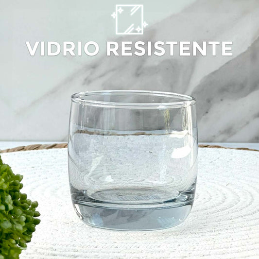 VASO AGUA DE VIDRIO 315ML X6 UNIDADES LH-3180