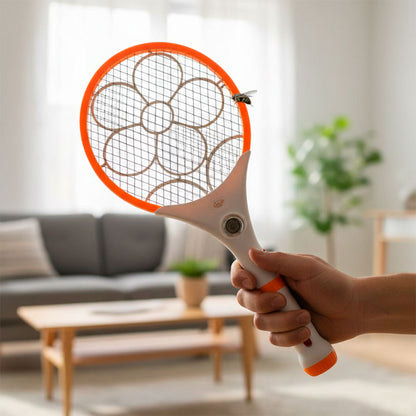 RAQUETA LINTERNA MATA MOSCAS Y MOSQUITOS  LH-3933