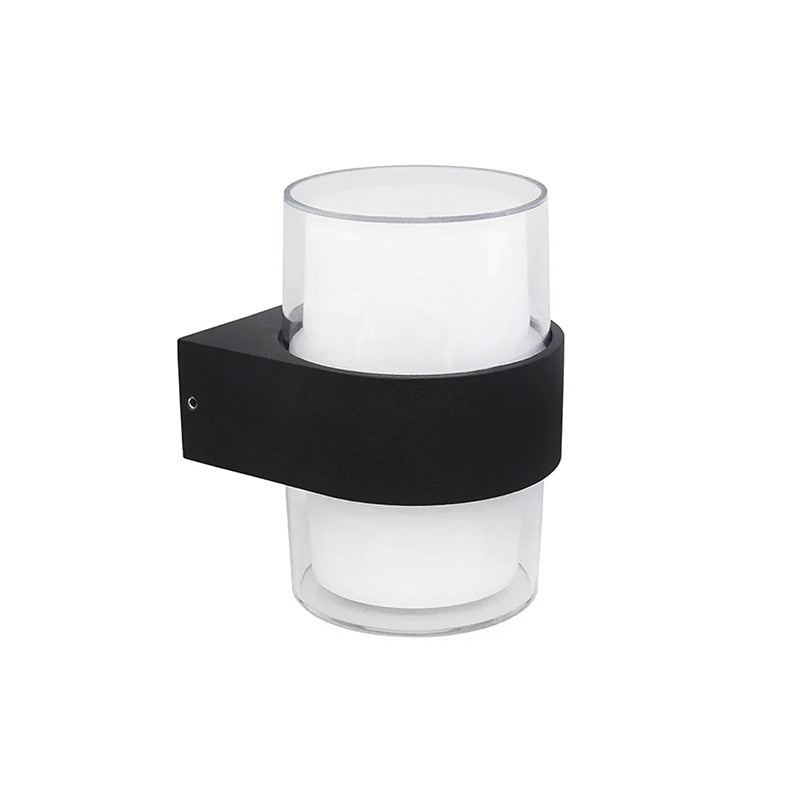 LUMINARIA 10W LUZ LED DOBLE REDONDO P/PARED LH3474