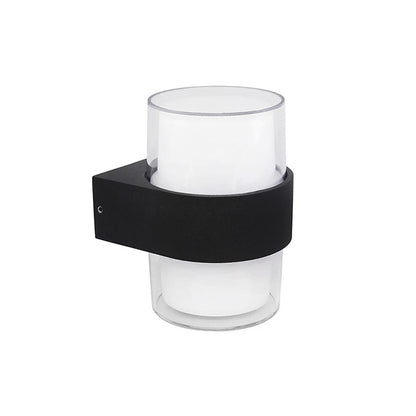 LUMINARIA 10W LUZ LED DOBLE REDONDO P/PARED LH3474