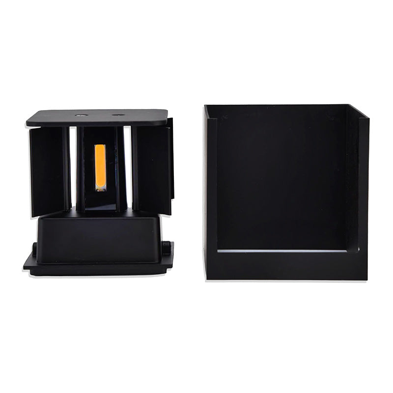 APLIQUE LUZ LED DOBLE P/PARED CUADRADO LH-3851