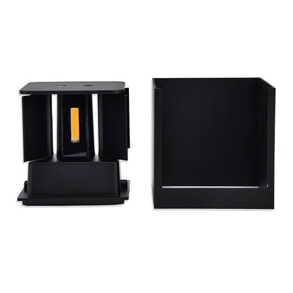 APLIQUE LUZ LED DOBLE P/PARED CUADRADO LH-3851