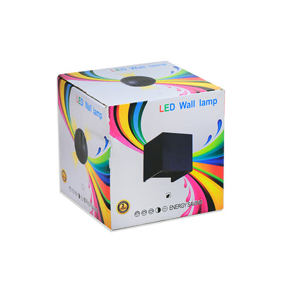 APLIQUE LUZ LED DOBLE P/PARED CUADRADO LH-3851