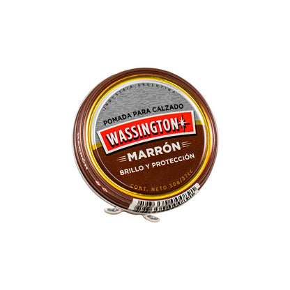 POMADA CALZADO MARRON 30GR. WASSINGTON 1601