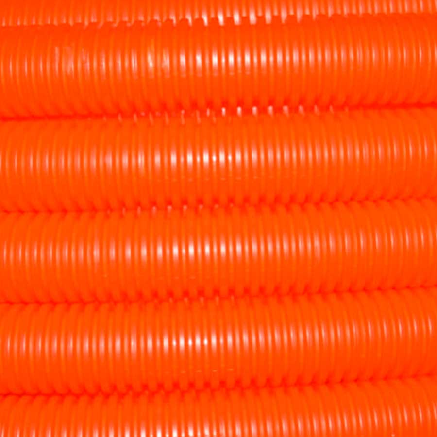 CAÑO 20MM CORRUGADO NARANJA 205 C32990