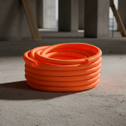CAÑO 25MM CORRUGADO NARANJA 205 CONATEL C32991