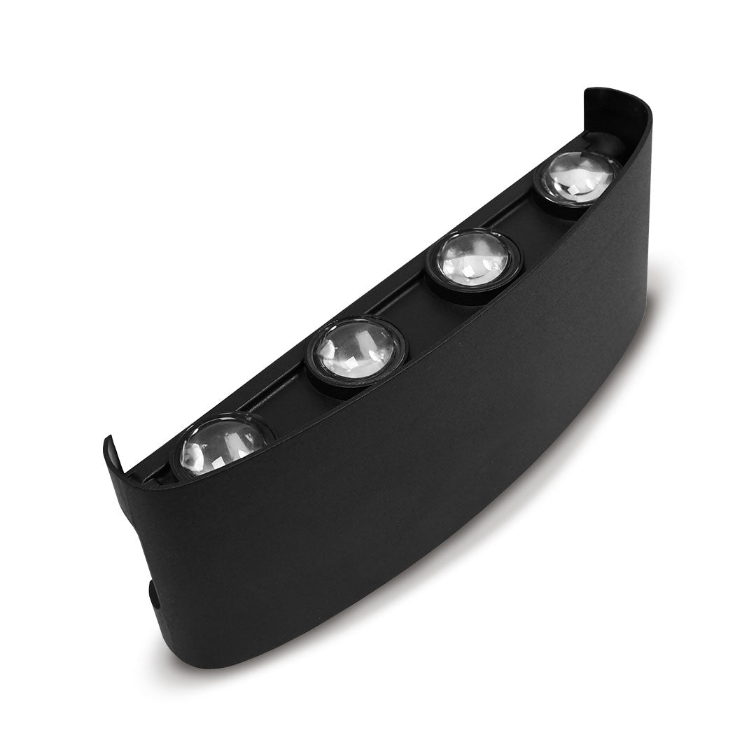 LUMINARIA BIDIRECCIONAL NEGRA 4 LUCES LH-3866
