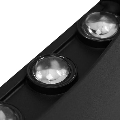 LUMINARIA BIDIRECCIONAL NEGRA 4 LUCES LH-3866