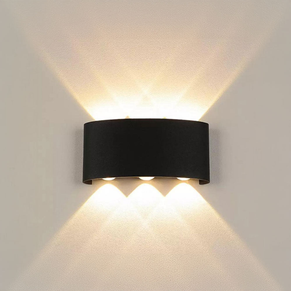LUMINARIA BIDIRECCIONAL NEGRA 3 LUCES LH-3865