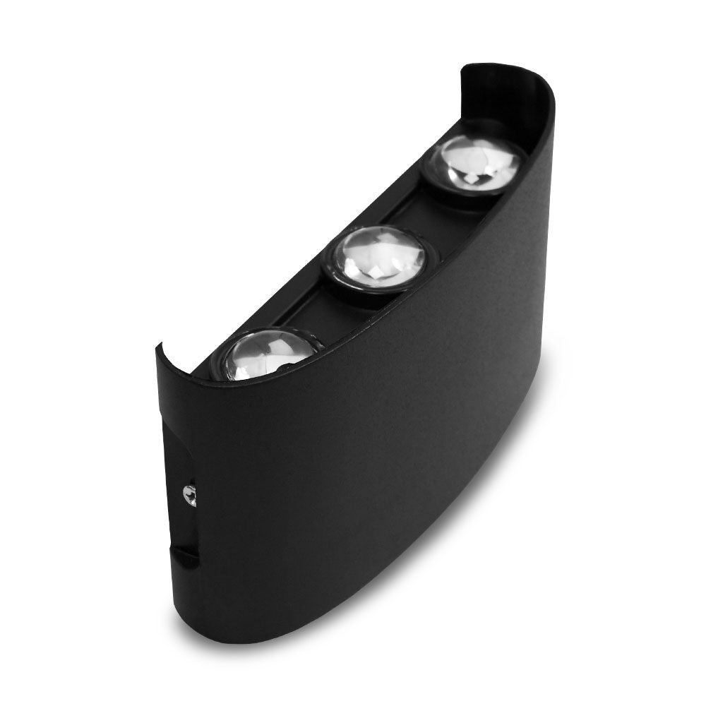 LUMINARIA BIDIRECCIONAL NEGRA 3 LUCES LH-3865