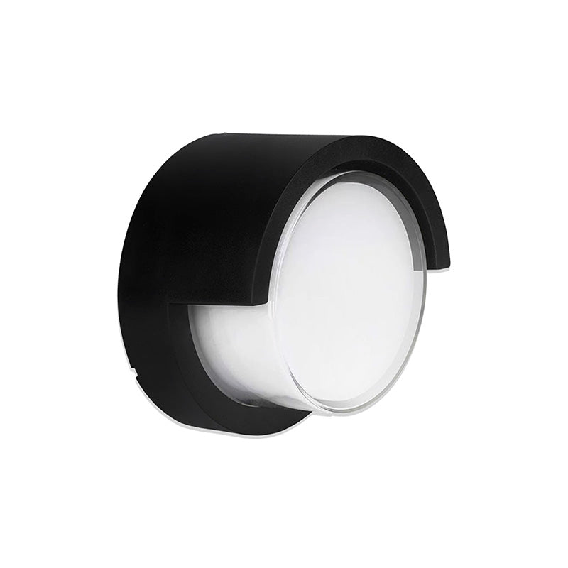 APLIQUE LED REDONDO NEGRO C/PESTANA 12W LH-3476