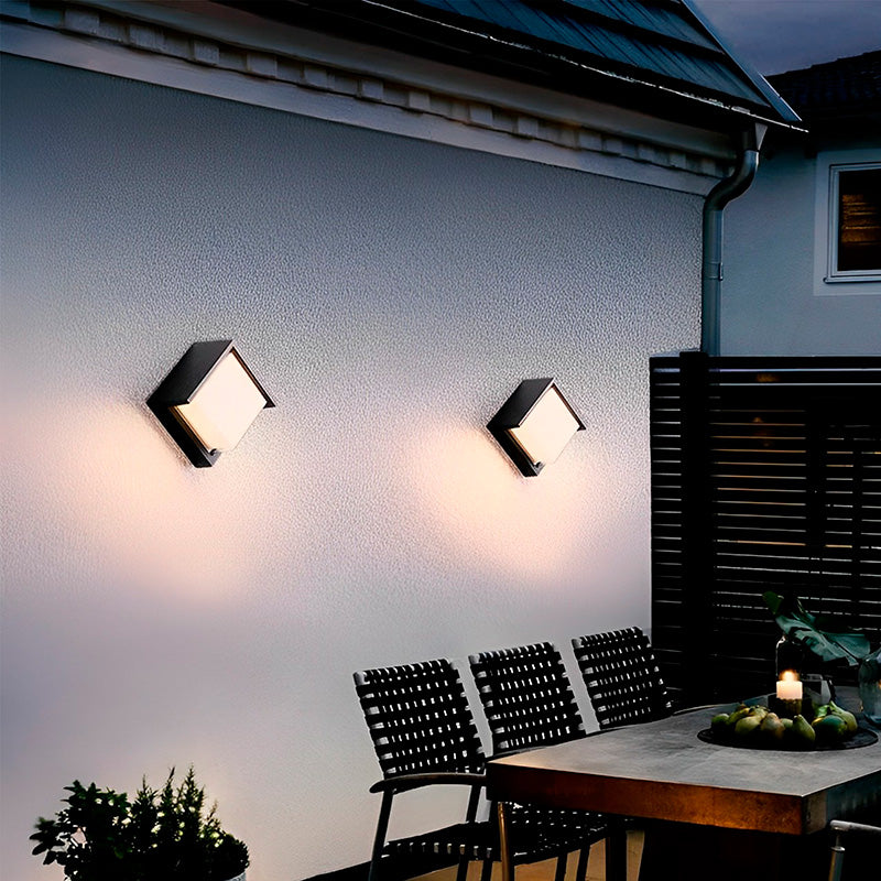 APLIQUE LED NEGRO CUADRADO 12W LH-3478