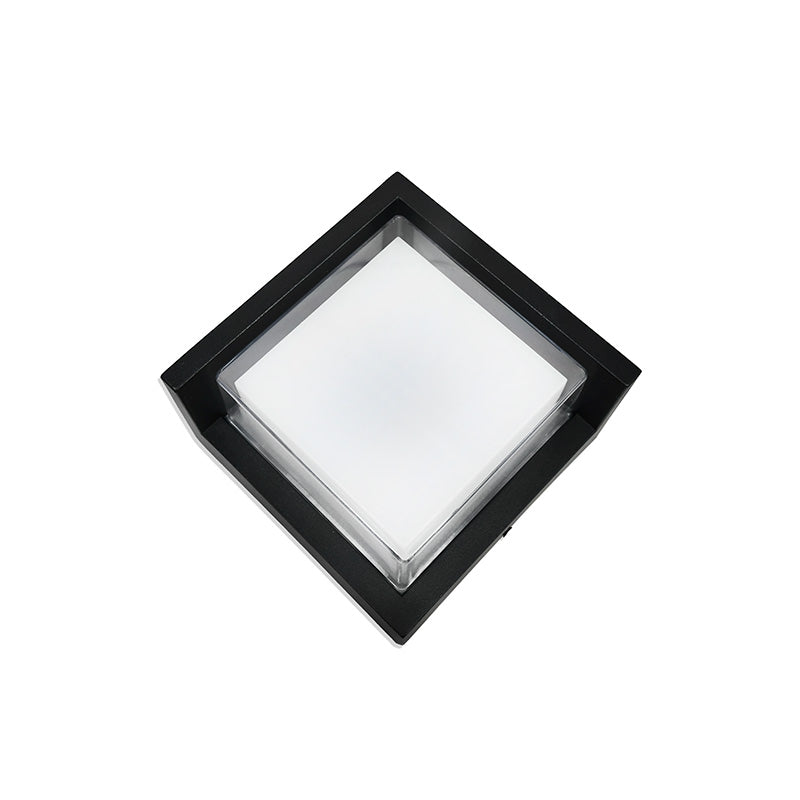 APLIQUE LED NEGRO CUADRADO 12W LH-3478